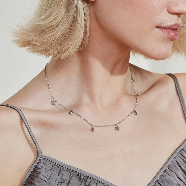 Beachcomber Necklace Multi Steel - Edblad - Snabb frakt & paketinslagning - Nordic Spectra