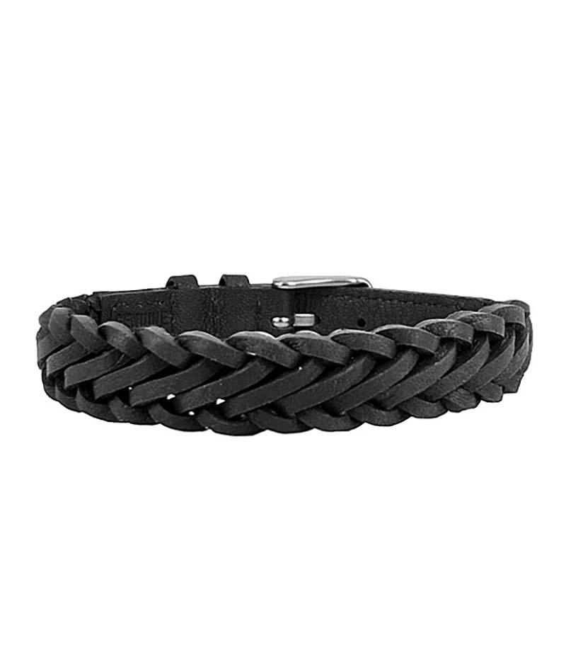 ZACK Läder Armband Svart - AROCK - Snabb frakt & paketinslagning - Nordicspectra.se