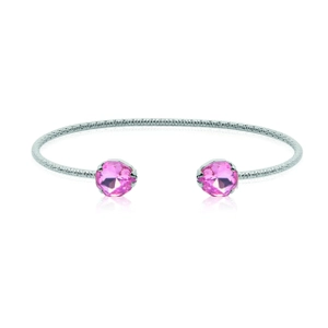 Mini Carlotta Bracelet Rhodium Light Rose - Caroline Svedbom - Nopea toimitus ja lahjapakkaus