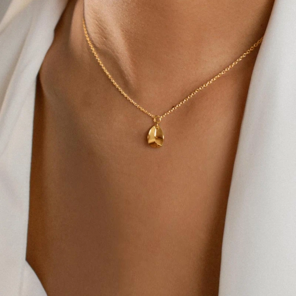 Botanica Drop Necklace Gold - Drakenberg/Sjölin Halsband- Snabb leverans & paketinslagning - Nordic Spectra
