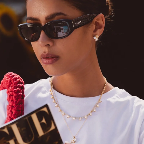 Ana Earrings Gold Golden Combo - Caroline Svedbom - Snabb frakt & paketinslagning - Nordic Spectra