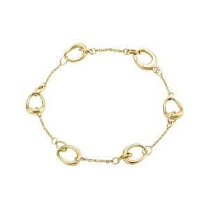 Offspring Multi Armband Guld i 18K gult guld med ovala ringar