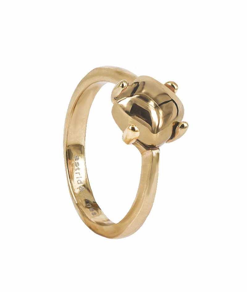 VICTORIA Plain Ring Guld - Astrid & Agnes - Snabb frakt & paketinslagning - Nordicspectra.se