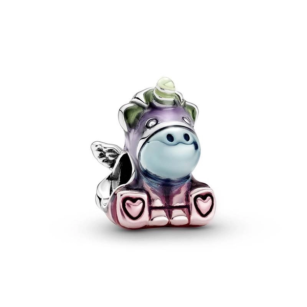 Bruno das Einhorn in Regenbogenfarben Charm von PANDORA, Schneller Versand - Nordicspectra.de