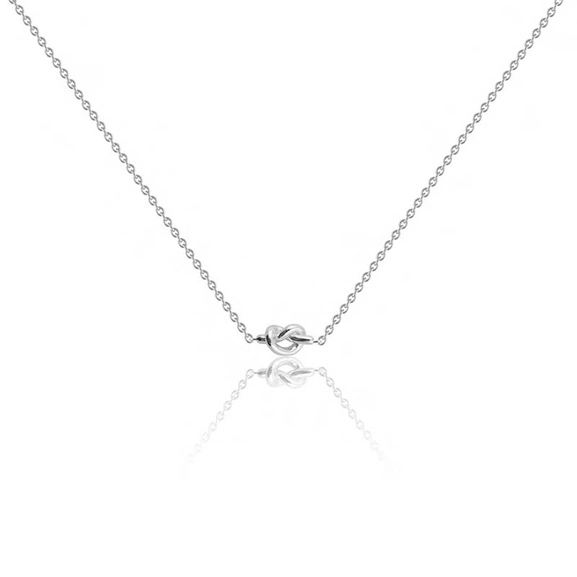Knot Necklace Silver - Sophie By Sophie - Snabb frakt & paketinslagning - Nordicspectra.se