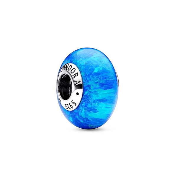 Schillerndes Tiefblaues Ozean Charm - PANDORA - Nordic Spectra