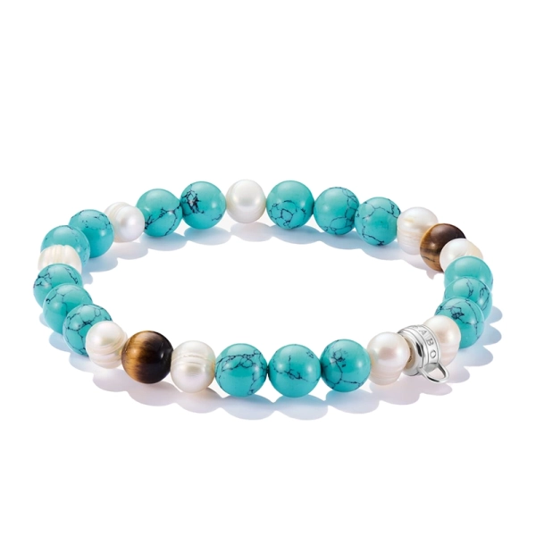 Charm Club Bracelet with Colorful Stones - Thomas Sabo - Suuri valikoima & ilmainen lahjapaketointi - Nordic Spectra