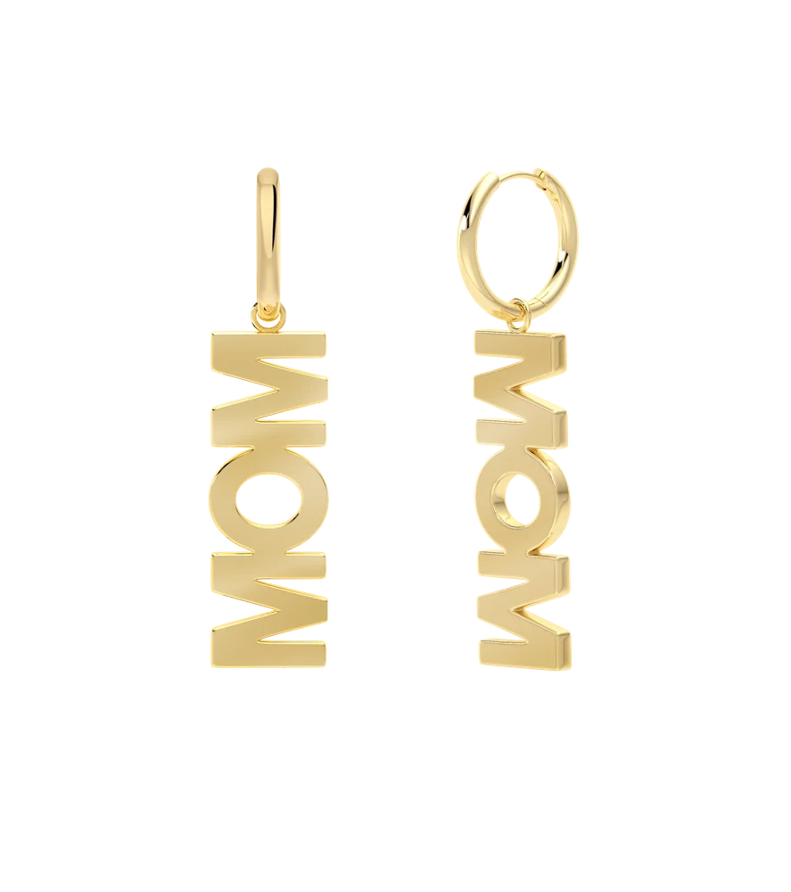 Mom Hoops Gold