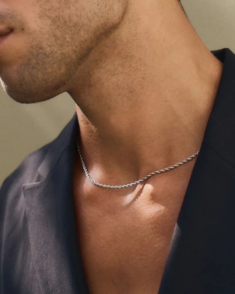Marvin Necklace Steel - Edblad - Snabb leverans - Gratis paketinslagning