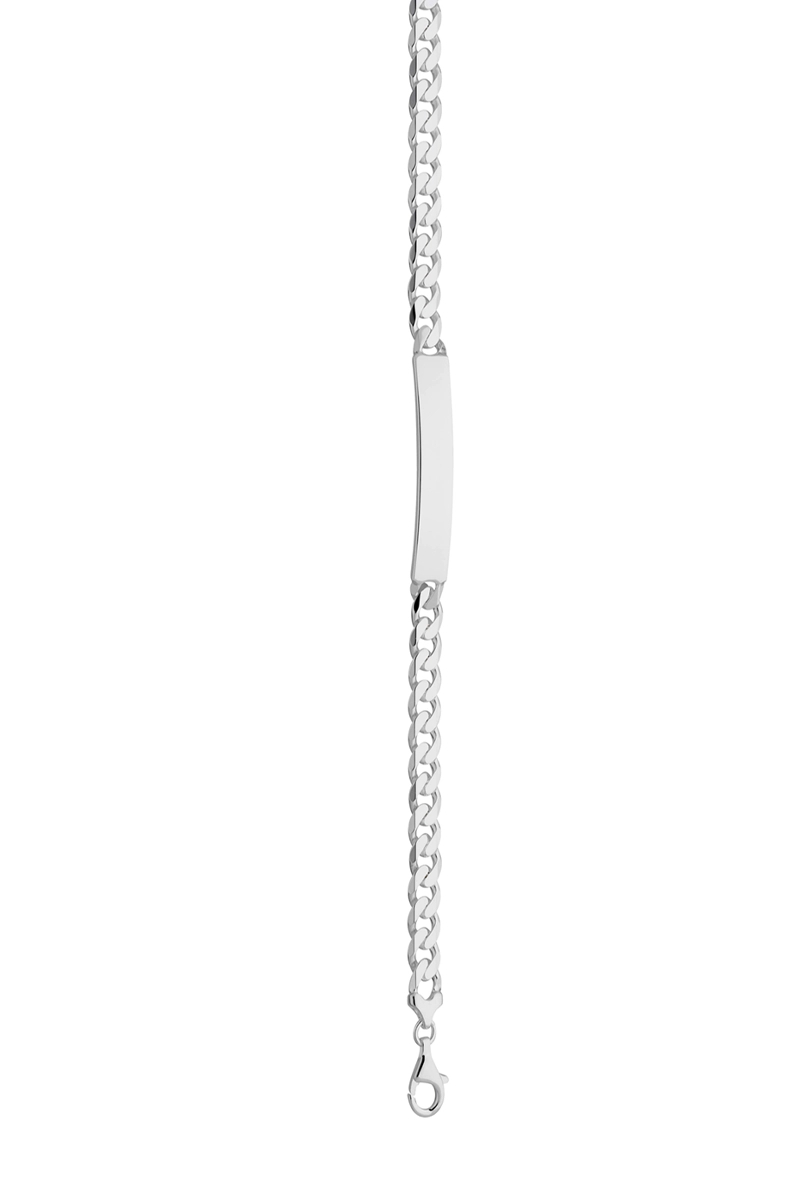 Silverarmband med Gravyrbricka S - Nordic Spectra - Förstärker livets stora händelser - Nordic Spectra