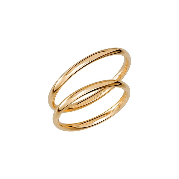 SR1043-2 Gold - Wedding & engagement rings - Schalins - Scandinavian design - Nordic Spectra
