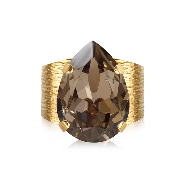 Classic Drop Ring Gold Greige - Caroline Svedbom - Nopea toimitus ja lahjapakkaus - Nordic Spectra
