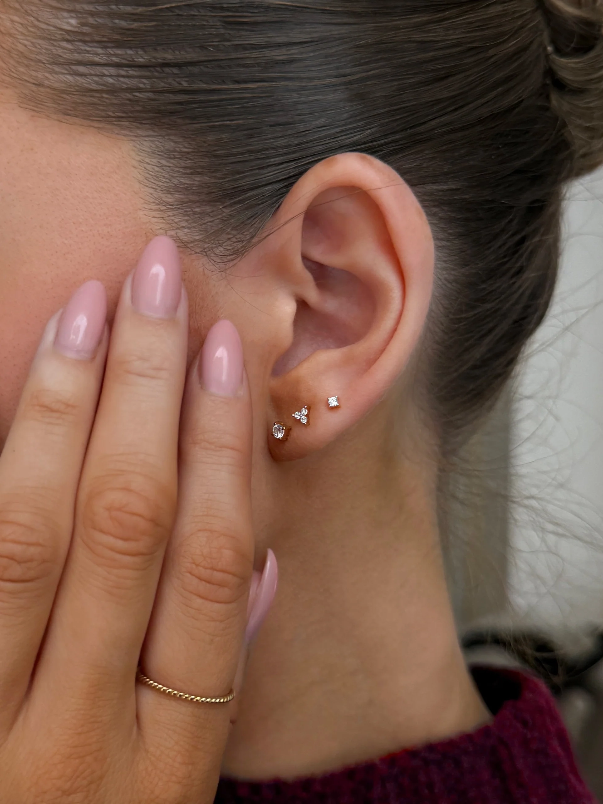 Celestia Mini Studs Gold – små