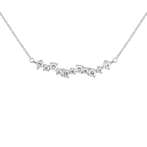 Gatsby Stone Neck Silver -CU Jewellery - Snabb frakt & paketinslagning - Nordicspectra.se