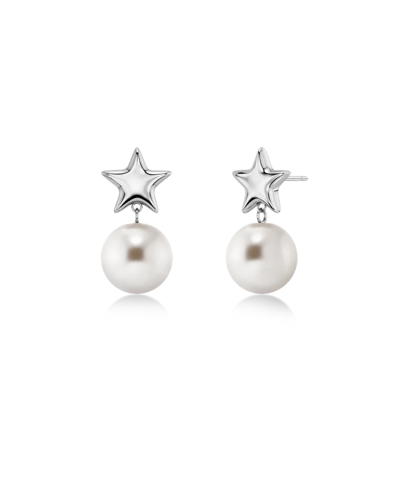 Edblad - Astra Earrings Pearl Silver