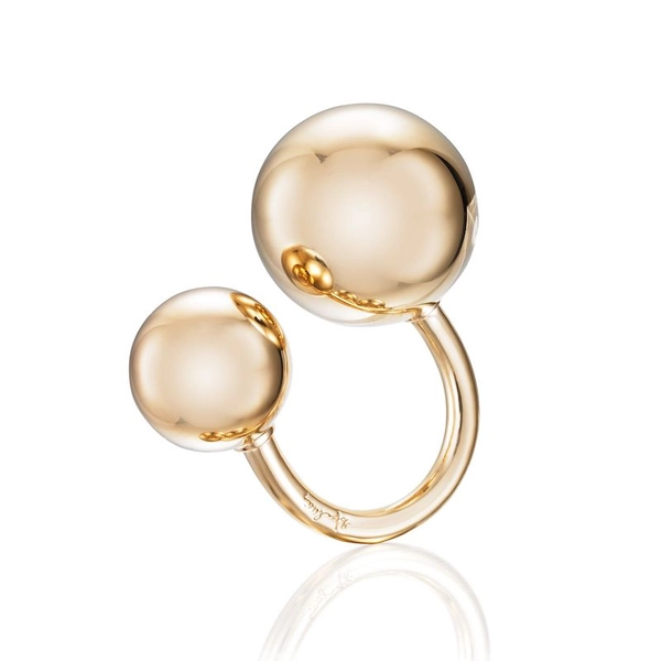 Balls Ring Gold - Efva Attling ringar - Snabb frakt & paketinslagning - Nordicspectra.se