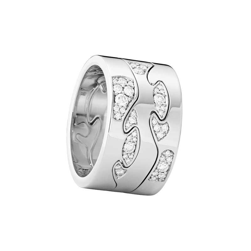 Georg Jensen - Fusion 3-delad Ring Vitguld Moln