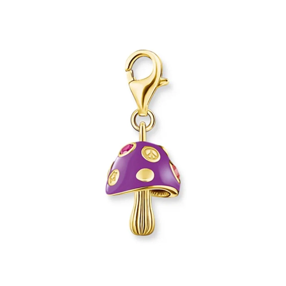 lila emalj och färgglada cubic zirconia-stenar från Thomas Sabo Charm Club.
