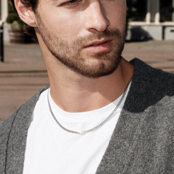 LEO Halsband Stål - AROCK - Trendiga herrsmycken - Nordic Spectra