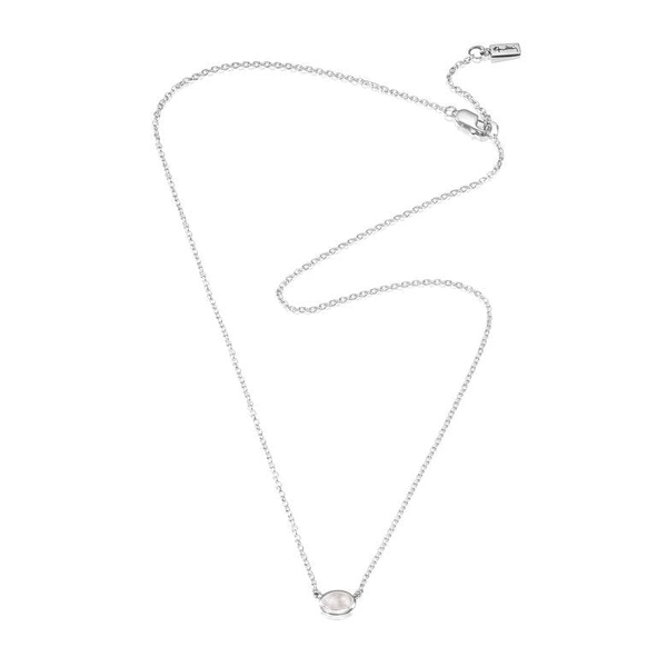 Love Bead Necklace Silver - Rose Quartz von Efva Attling, Schneller Versand - Nordicspectra.de