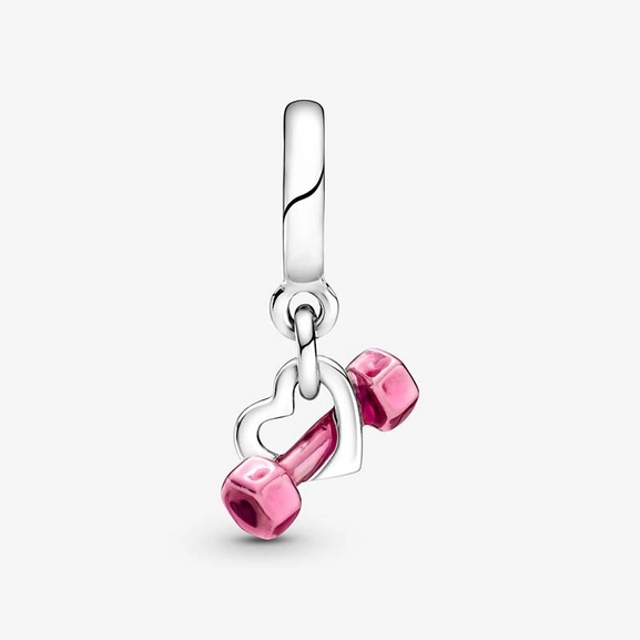 Hantel & Herz Charm-Anhänger von PANDORA, Schneller Versand - Nordicspectra.de