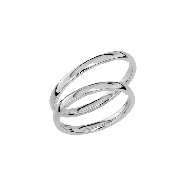 SR1029-2 White Gold - Wedding & engagement rings - Schalins - Scandinavian design - Nordic Spectra