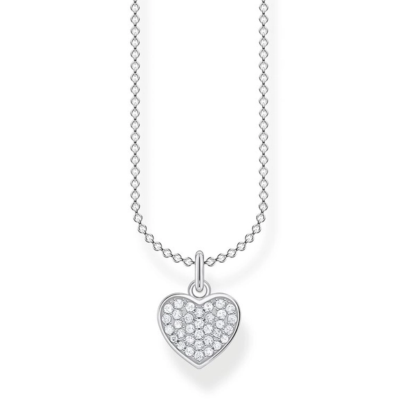 Halsband med Pavéhjärta - Thomas Sabo halsband - Snabb frakt & paketinslagning - Nordicspectra.se