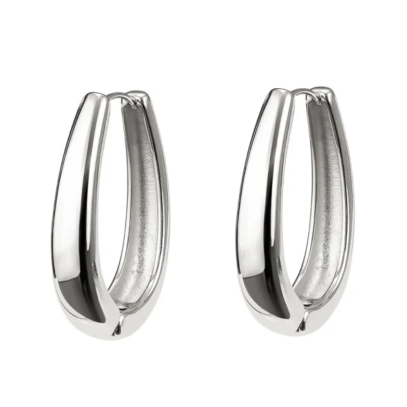 ALINA Örhängen 34 mm Stål - Astrid & Agnes - Nordic Spectra