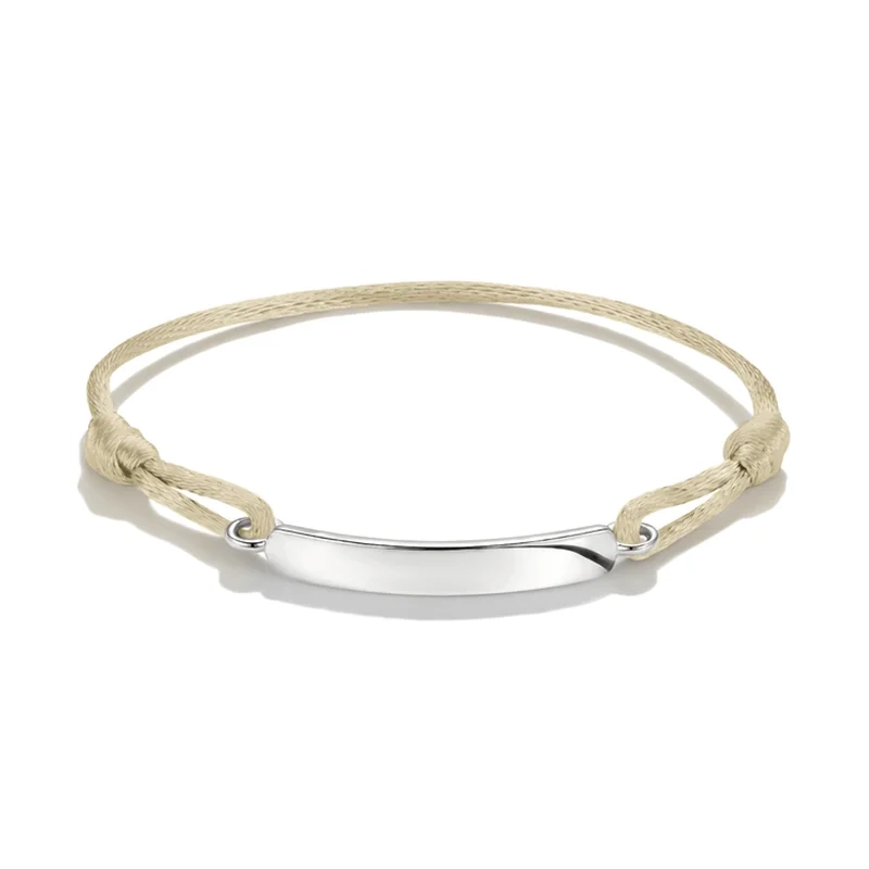 Thomas Sabo - Graverbart Beige Textilarmband