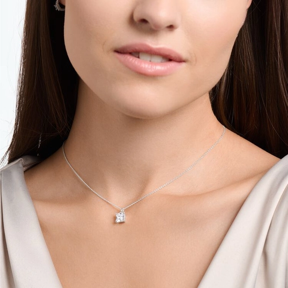 Kette Mit Weißem Stein Silber von Thomas Sabo, Schneller Versand - Nordicspectra.de