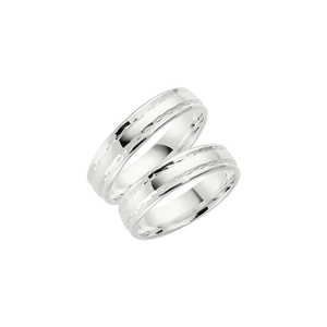 288-5 Silver - Vigsel- & förlovningsringar - Schalins - Fri storleksändring* - Nordic Spectra