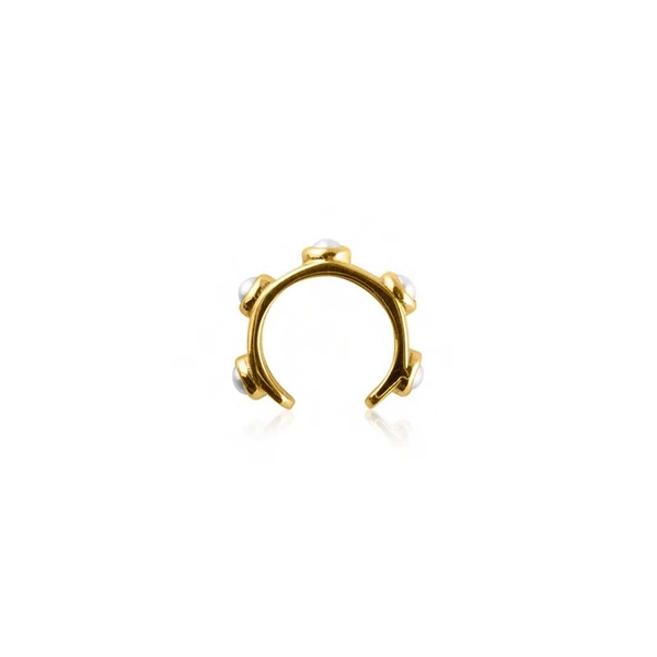 Funky Pearl Earcuff Gold - Sophie By Sophie - Snabb frakt & paketinslagning - Nordicspectra.se