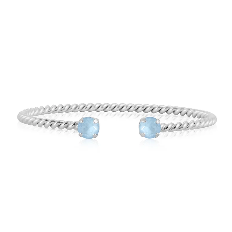 Caroline Svedbom - Mini Twisted Bracelet Rhodium Sky Ignite
