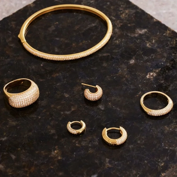 Luxe Bangle Gold - Edblad - Snabba leveranser - Gratis paketinslagning