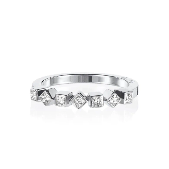 Love Dice & Stars Ring White Gold - Efva Attling - Vigsel- & Förlovningsringar - Nordic Spectra