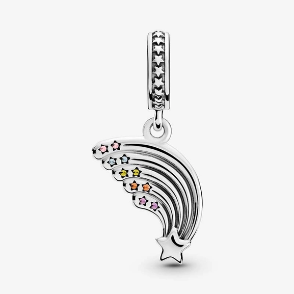 Farbenfroher Regenbogen Charm-Anhänger von PANDORA, Schneller Versand - Nordicspectra.de