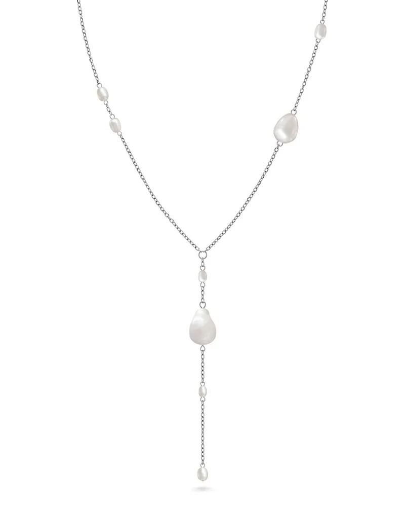 Ocean Y Necklace Steel - Edblad - Snabb frakt & paketinslagning - Nordic Spectra