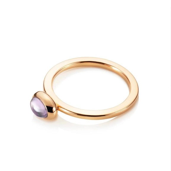 Love Bead Ring Gold - Amethyst - Efva Attling ringar - Snabb frakt & paketinslagning - Nordicspectra.se