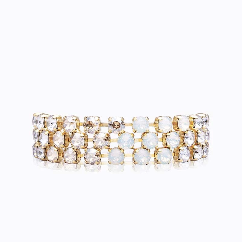 Caroline Svedbom - Rosanna Bracelet Gold White Combo