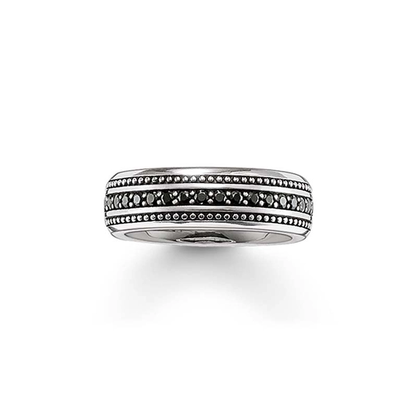 Svart Eternity Ring - Thomas Sabo berlock - Snabb frakt & paketinslagning - Nordicspectra.se