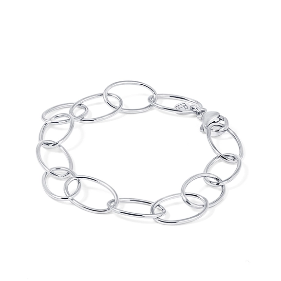 Weekend Bracelet Wide Vitguld - Snabb frakt & fri paketinslagning - Nordicspectra.se