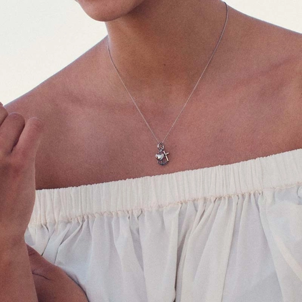 Faith Hope Love Necklace Steel - Edblad - Snabb frakt & paketinslagning - Nordicspectra.se