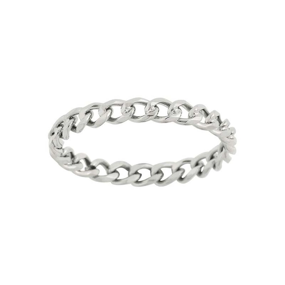 Cuban Chain Ring Steel - Edblad - Snabb frakt & paketinslagning - Nordicspectra.se