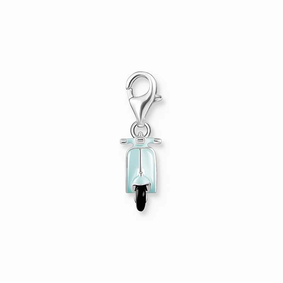 Charm-Anhänger türkiser Motorroller Silber von Thomas Sabo, Schneller Versand - Nordicspectra.de
