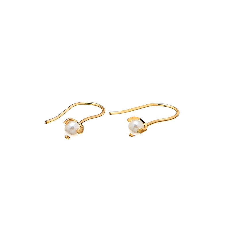 CU Jewellery - Pearl Short Ear Gold