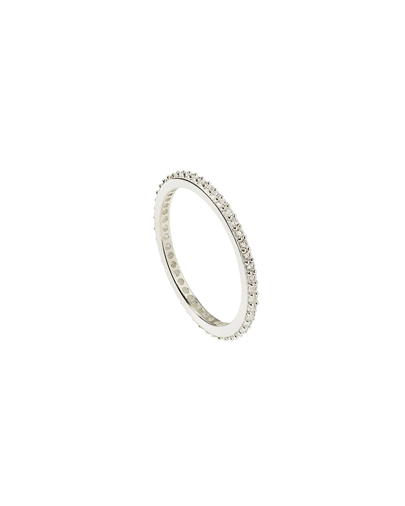 Syster P - Tiny Sparkle Ring Silver