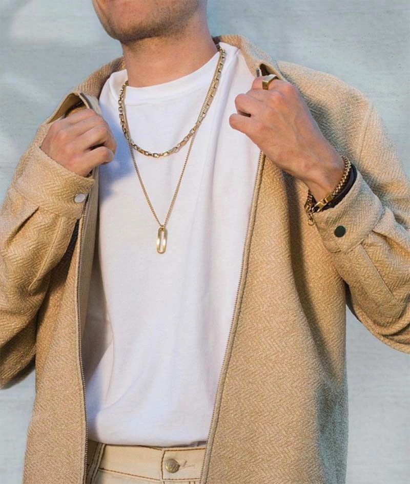 BENJAMIN Kedja Halsband Guld - AROCK - Snabb frakt & paketinslagning - Nordicspectra.se