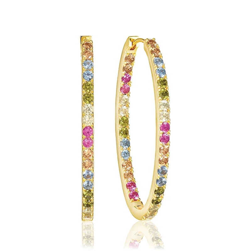 Sif Jakobs - Ellisse Medio Örhängen Mix Guld