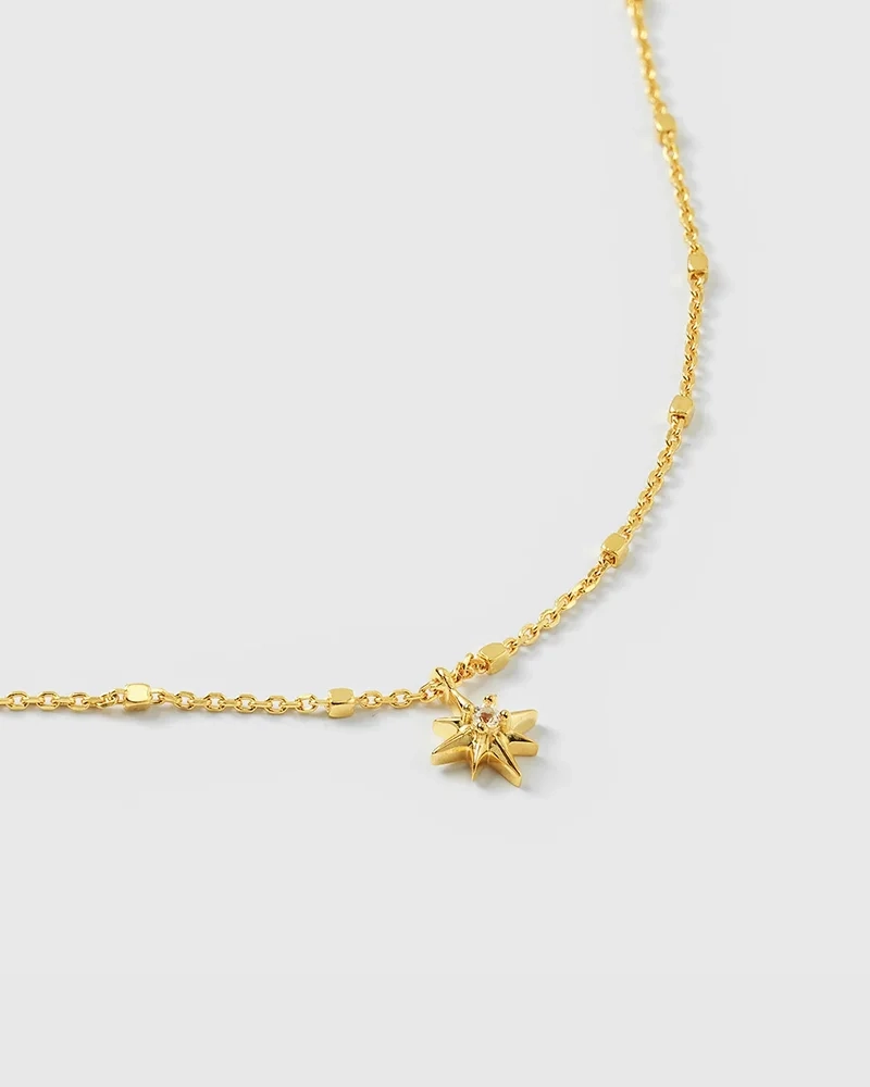 North Star Bracelet Gold - Syster P - Snabb leverans & Gratis paketinslagning - Nordic Spectra