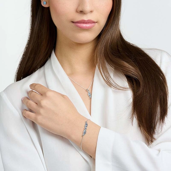 Armband Phönix-Flügel Mit Blauen Steinen Silber von Thomas Sabo, Schneller Versand - Nordicspectra.de